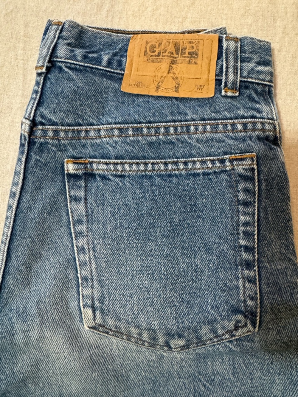 Vintage Y2K GAP Jeans High Rise Straight Leg Minimal Denim 28 - Picture 4 of 5
